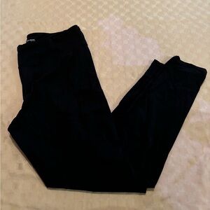 2/$10. Black Leggings with Pockets. Black Mountain. Size XL.